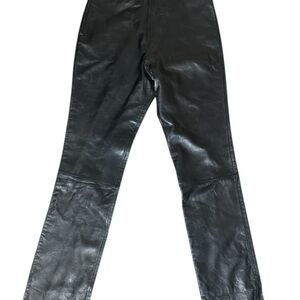 Lucky Leather Black Pants/ Sz 8